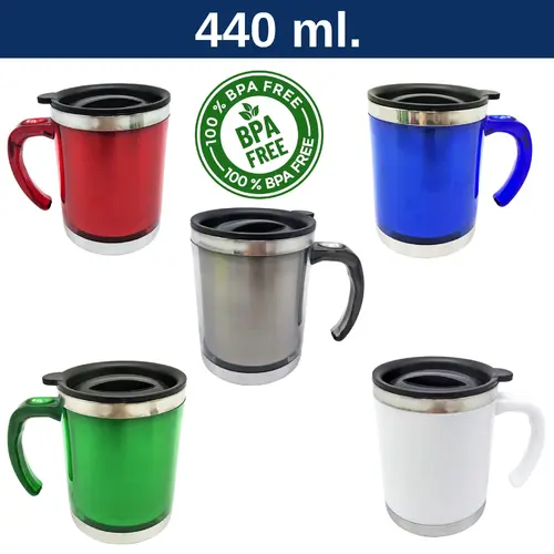 Mug Tazón Plástico PVC / Acero Inoxidable M16