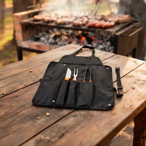 Delantal de BBQ con 3 Herramientas