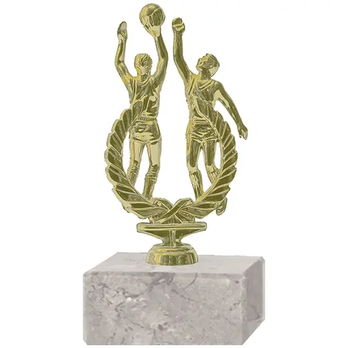 Trofeo Plástico Básquetol Mascu 2 Jugadores (199)  18 cms.