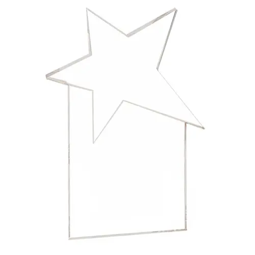 Trofeo Acrílico Mod. Estrella PSR37. 18 x 10 cms.
