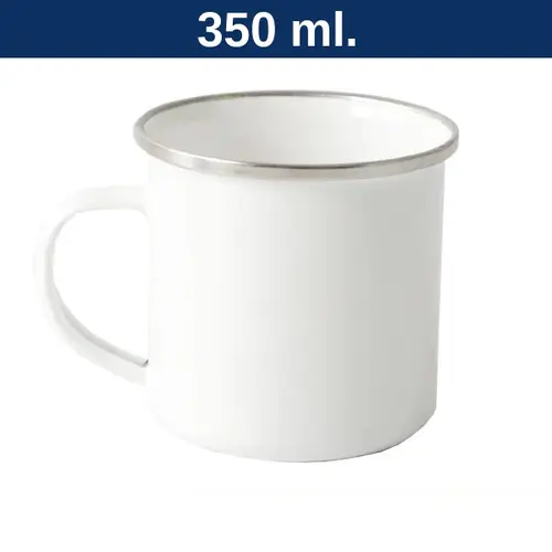 Mug Tazón Acero Enlozado NO sublimable M81