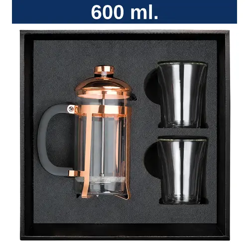 Set de Cafetera Francesa y Vasos M130