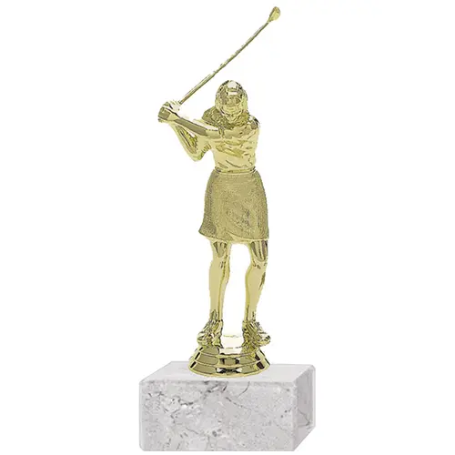 Trofeo Plástico Golf Femenino Grande (213)  20 cms.