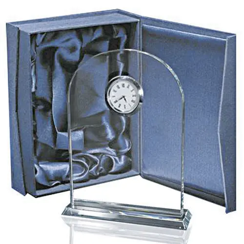 Galvano Cristal Reloj CC 07    204 x 140 mm.