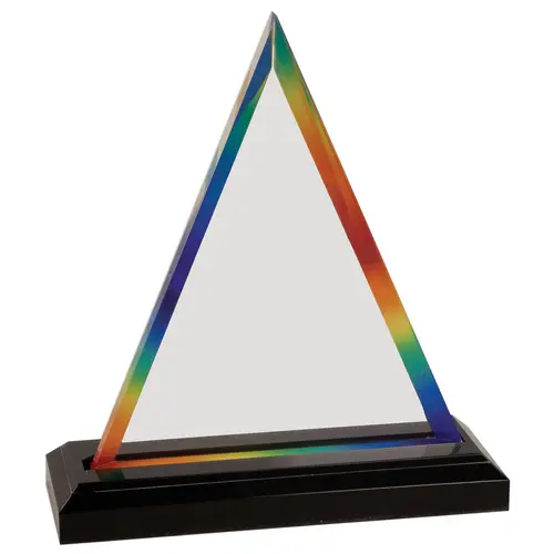 Galvano Acrílico Triangulo TRI22   23 x 18 cms.
