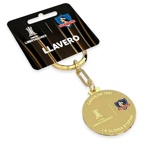 Llavero Metálico Colo Colo Libertadores