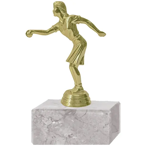 Trofeo Plástico Bocha Femenino (287)   14,5 cms.
