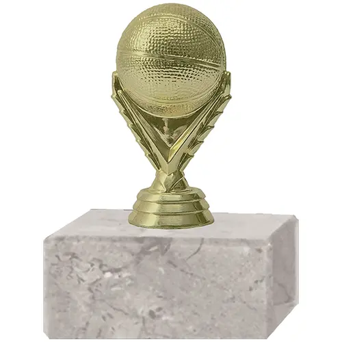 Trofeo Plástico Pelota Básquetbol (210)  10 cms.