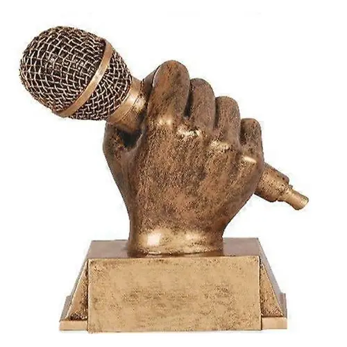 Trofeo Resina Microfono Mod. MIC20   19 cms.