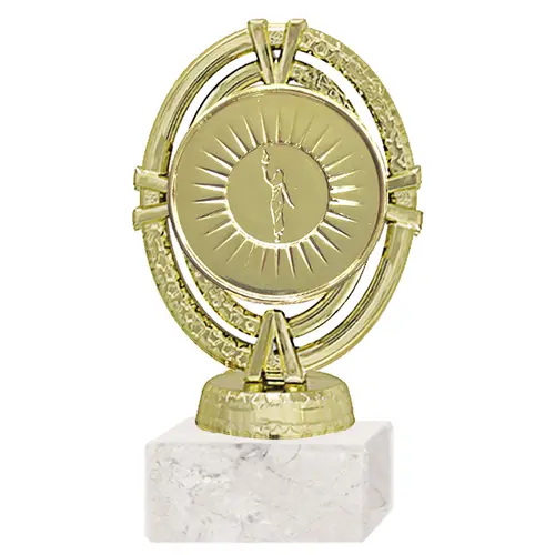 Trofeo Plástico FR Porta Sello (304)   14 cms.