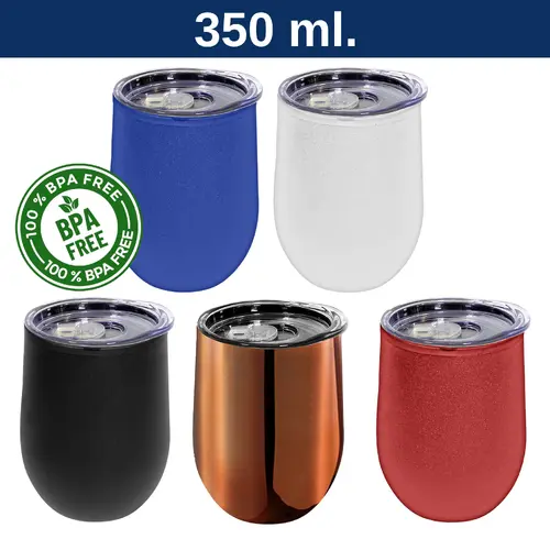 Mug Tazón Acero Inoxidable  / Plástico M19