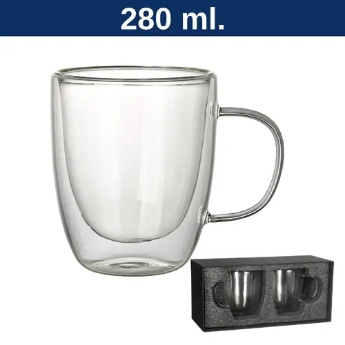 Vaso Vidrio Doble Pared SET M8