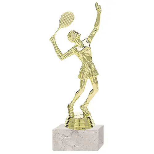 Trofeo Plástico Tenis Femenino RP-0586 (98)  16 cms.
