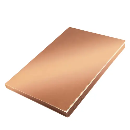 Cuaderno encobrizado de PU eco-cuero