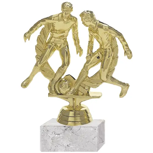 Trofeo Plástico Fútbol Masculino 2 Jugadores (136)   15 cms.