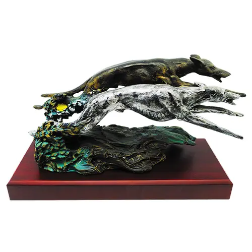 Trofeo Resina Mod. FR 2 Galgo   17,5 cms.