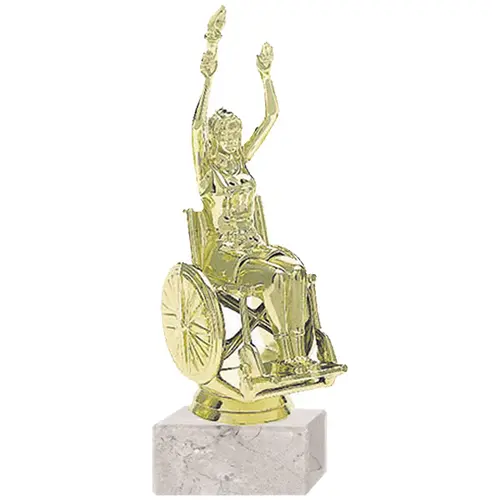 Trofeo Plástico Paraolímpico Femenino RP-6002 (100)   17 cms.