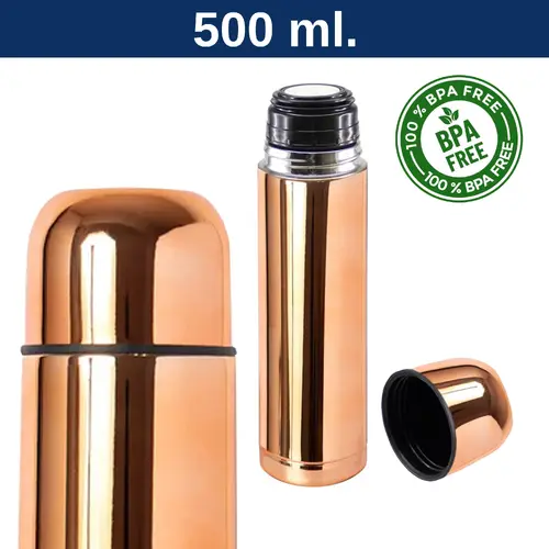 Botella Acero Inoxidable Térmico M59 ENCOBRIZADO