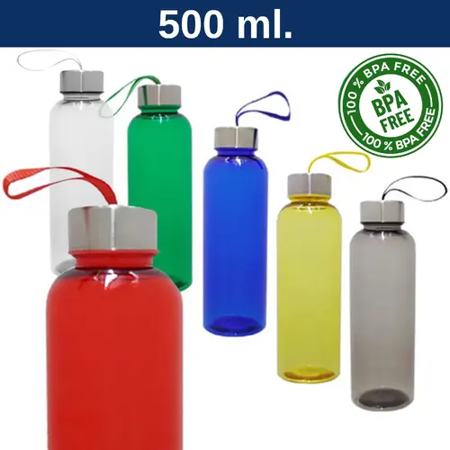 Botella Plástica con Cinta M27