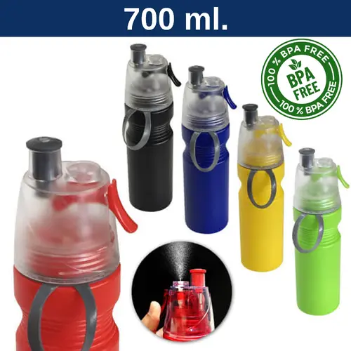 Botella Plástica con Rociador M23