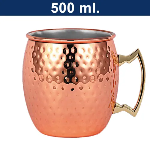 Mug Tazón Acero Inoxidable Martillado M75 ENCOBRIZADO
