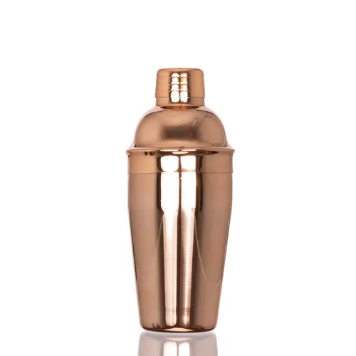 Coctelera metálica encobrizada "COPPER" 500cc