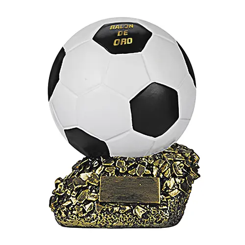 Trofeo Resina Futbol Balón de Oro BAO1    21 cms.