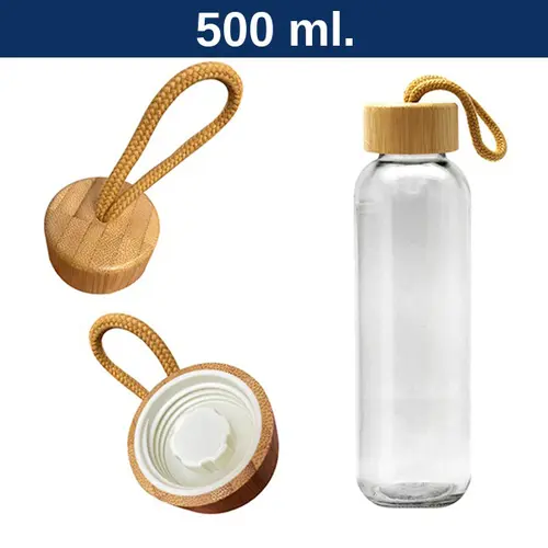 Botella Vidrio con Tapa M32