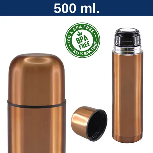 Botella Acero Inoxidable Térmico M61 Pintado ENCOBRIZADO