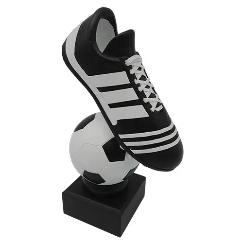 Trofeo Resina Balón Zapato ZDF26   24 cms.