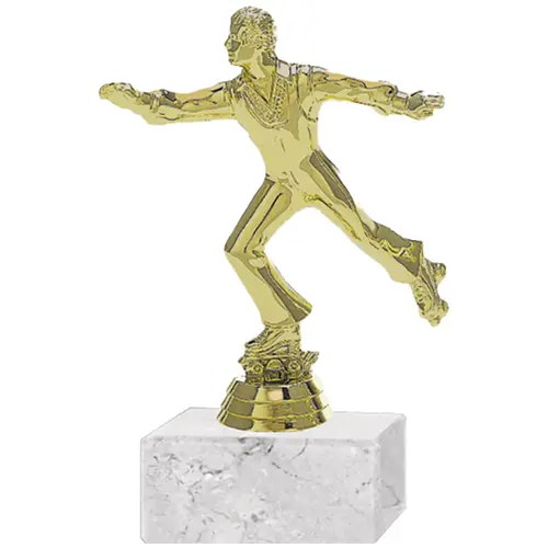 Trofeo Plástico Patín Rueda Artístico Masculino (201)   16 cms.