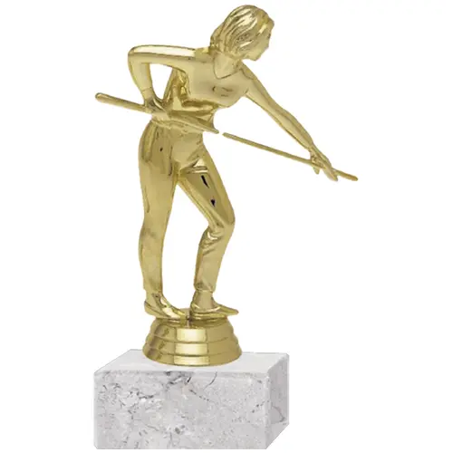 Trofeo Plástico Pool Femenino (155)   16 cms.