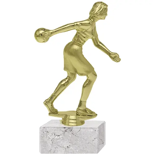 Trofeo Plástico Bowling Femenino Grande (265)   24,5 cms.