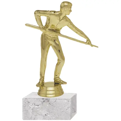 Trofeo Plástico Pool Masculino (154)   16 cms.
