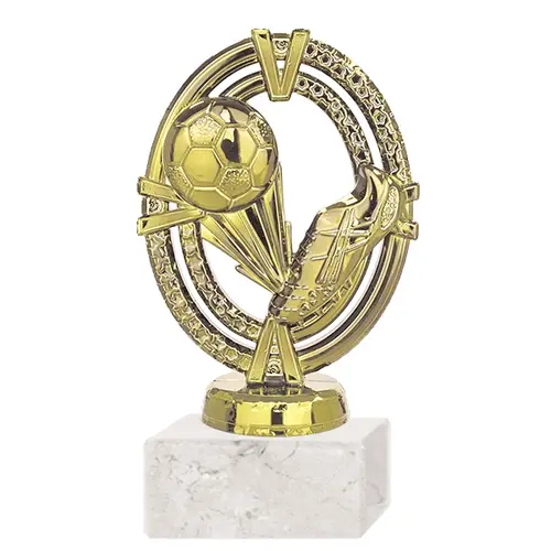 Trofeo Plástico FR Botín Balón (332)   14 cms.